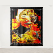 火あめ01 タペストリー (正面)