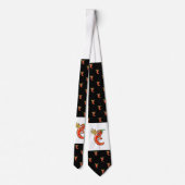 火おもしろい模様のスパイシーチリ ネクタイ (裏面)