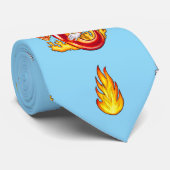 火おもしろい誇りを持った士チリ ネクタイ (ロール)