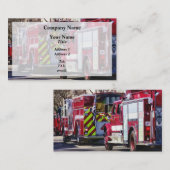 火および救助 名刺 (正面/裏面)