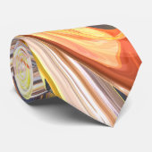 火および氷の抽象芸術のタイ ネクタイ (ロール)