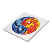 火および氷の陰陽 タイル (側面)