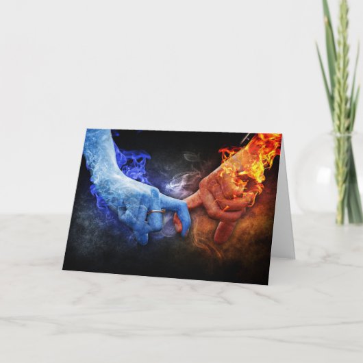 火および氷愛 カード (正面)