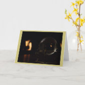 火および球 カード (黄色い花)