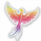 火から立ち上がるフェニックス シール (正面)