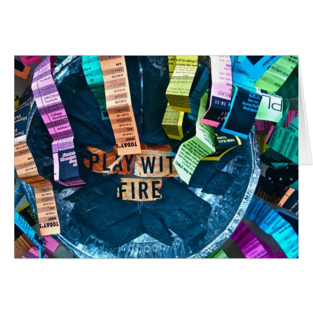 火が付いている演劇 (正面横)