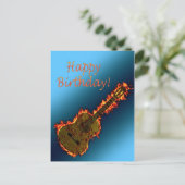 火が見えるほど熱いギター ポストカード (スタンド正面)