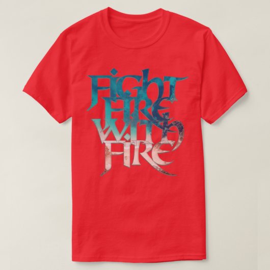 火で戦う1 Tシャツ (デザイン正面)