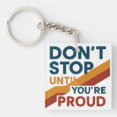 火で燃え上がる キーホルダー (正面)