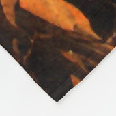 火とのココペリは50 x60フリースブランケットを飛ばします フリースブランケット (角)