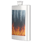 火とクラシック氷の衝突の フラスク (左)