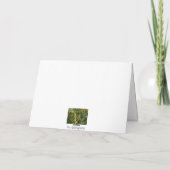 火と光のカード、誕生日ろうそく カード (裏面)