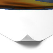 火と水のインとヤンシンボル ポスター (角)