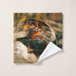 火と水 ウォッシュタオル