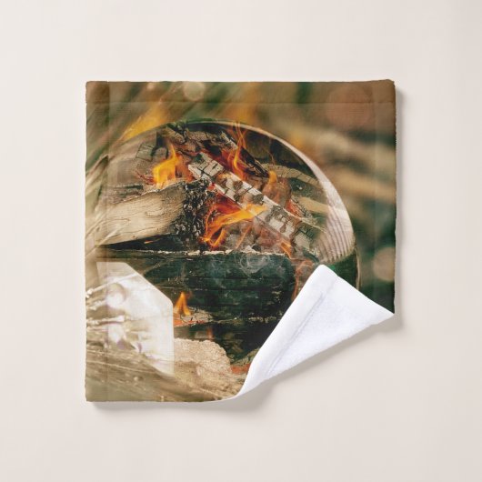 火と水 ウォッシュタオル (ウォッシュタオル)