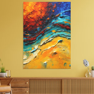 火と水 キャンバスプリント