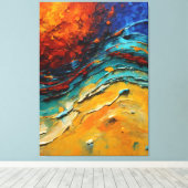 火と水 キャンバスプリント (インサイチュ (ウッドフロア))