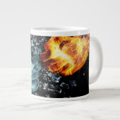 火と水 ジャンボコーヒーマグカップ (正面右)