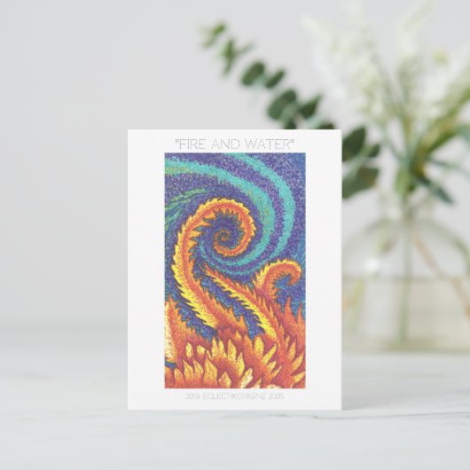 火と水 ポストカード (スタンド正面)