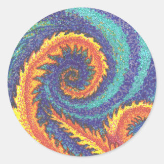 火と水 ラウンドシール