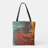 火と氷のトートバッグ トートバッグ (裏面)