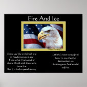 火と氷のハゲのワシ7月4日ポスター8 ポスター (正面)