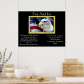 火と氷のハゲのワシ7月4日ポスター8 ポスター (キッチン)