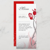 火と氷のメ結婚ニュー | レッドシルバーバラ メニュー (正面/裏面)