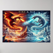 火と氷の伝説 ポスター (正面)