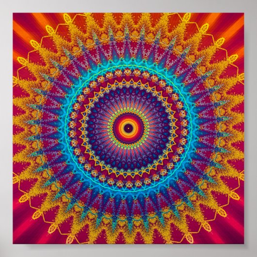 火と氷の曼荼羅 ポスター (正面)