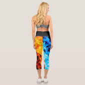 火と氷の熱いレギンス カプリレギンス (裏面)