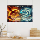 火と氷の竜 ポスター (キッチン)