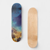 火と氷ザ孤独な抽象芸術星雲 スケートボード (正面)