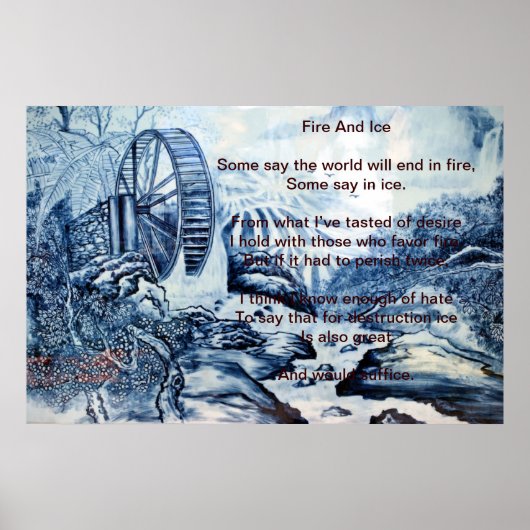 火と氷中国ので ポスター (正面)