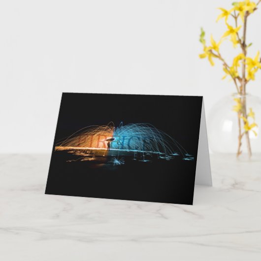 火と氷 カード (黄色い花)