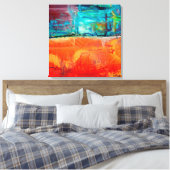 火と氷 キャンバスプリント (インサイチュ (寝室))