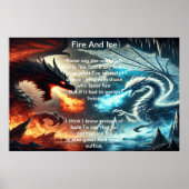 火と氷：ドラゴンクラッシュ ポスター (正面)