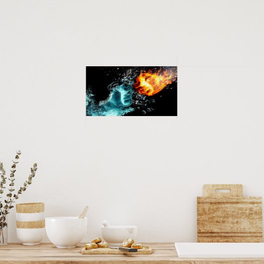 火と氷 ポスター (キッチン)