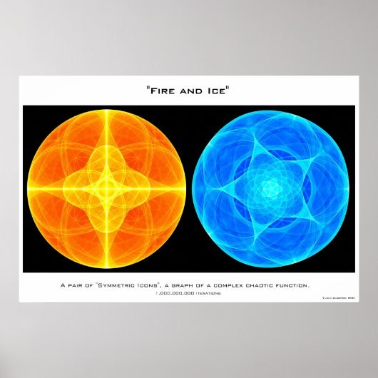 火と氷 ポスター (正面)