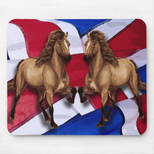 火と氷 マウスパッド (正面)