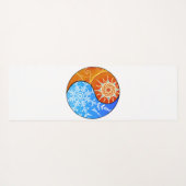 火と氷 ヨガマット (裏面(横))