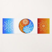 火と氷 ヨガマット (正面(横))