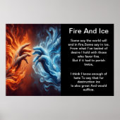 火と氷:手の届く範囲 ポスター (正面)