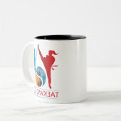 火と海の英とヤン記号テコンドムグ ツートーンマグカップ (正面左)