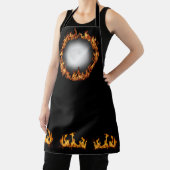 火と満月 エプロン (インサイチュ)