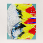 火と溶ける氷 ジグソーパズル (縦)