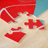 火と溶ける氷 ジグソーパズル (側面)