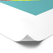 火と溶ける氷 ポスター (角)