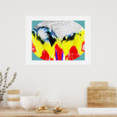 火と溶ける氷 ポスター (キッチン)