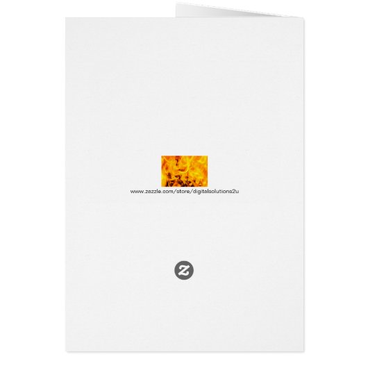 火と炎のパターン (裏面)